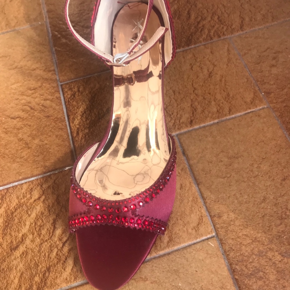 Rhinestone heel